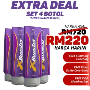 PAKEJ EXTRA DEAL (4 BOTOL)