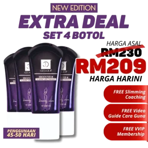 PAKEJ EXTRA DEAL (4 BOTOL) MEMBERSHIP