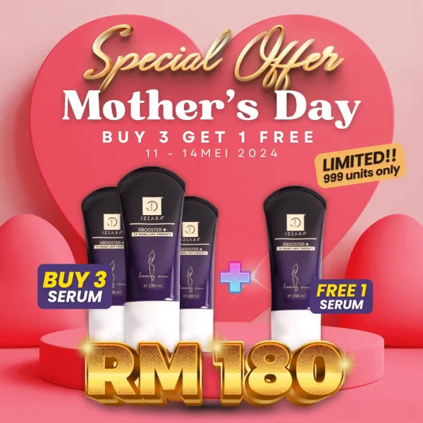 Izeara Mothers Day Special Promo (Buy 3 Free1)