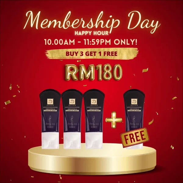 Izeara Membership Day Promo Buy 3 Free 1
